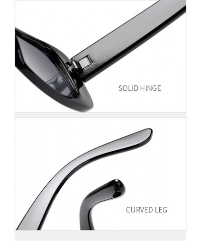 Cat Eye Fashion Men and Women Decorative Sunglasses (Color : D, Size : 1) 1 G $11.97 Designer