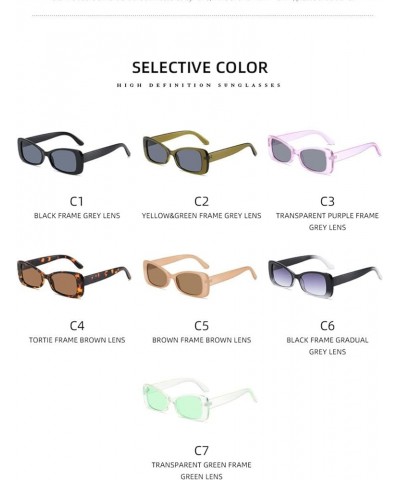 Cat Eye Fashion Men and Women Decorative Sunglasses (Color : D, Size : 1) 1 G $11.97 Designer