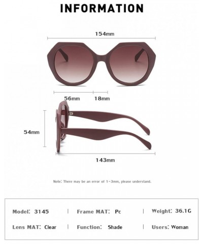 Fashion Men and Women Sun Shading Sunglasses Outdoor Vacation Beach Glasses (Color : F, Size : Medium) Medium A $17.35 Designer