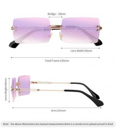 Sunglasses Women Men,Vintage Rectangle Sunglasses,Shades Glasses Men,Sunglasses Polarized Uv Protection Purple $6.62 Rectangular