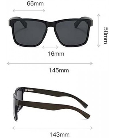 Polarized Retro Sunglasses Men and Women Outdoor Vacation Sunshade Beach Glasses (Color : B, Size : Medium) Medium C $27.32 D...