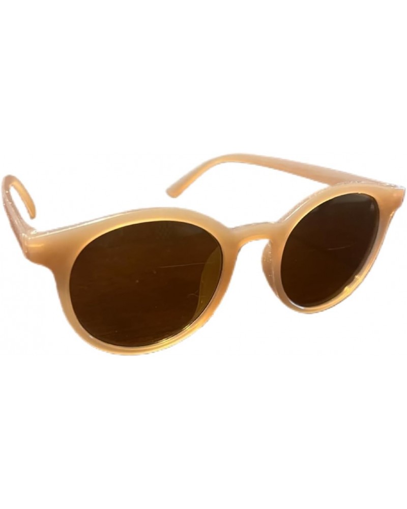 Women's Trendy Round Fashion Sunglasses Tawny $9.53 Round