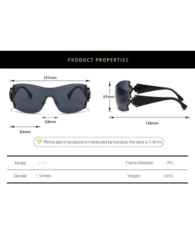 Fashion Street Shooting Men and Women Sunglasses Outdoor Vacation Beach Sunglasses (Color : A, Size : 1) 1A $18.37 Designer