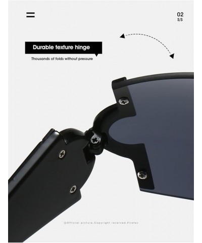 Fashion Street Shooting Men and Women Sunglasses Outdoor Vacation Beach Sunglasses (Color : A, Size : 1) 1A $18.37 Designer