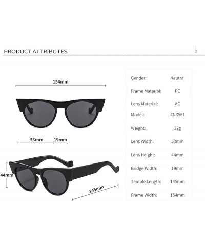 Cat Eye Vacation Trend Decorative Sunglasses for Men and Women (Color : 5, Size : 1) 1 1 $14.01 Designer