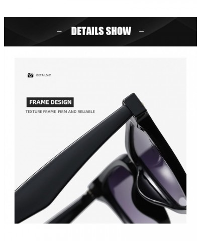 Cat Eye Large Frame Sunglasses Men and Women Outdoor Holiday Decorative Glasses (Color : D, Size : Medium) Medium D $14.84 De...